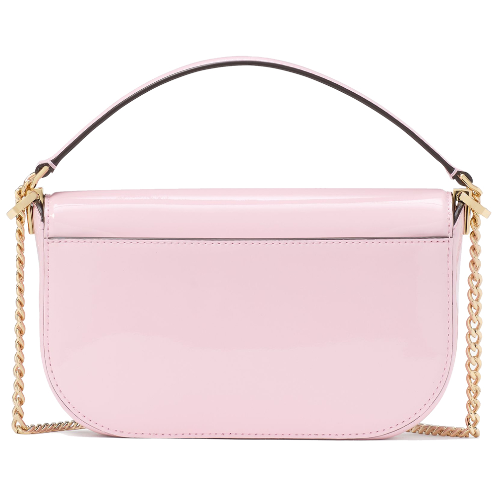 Kate Spade Krista Patent Chain Crossbody Pink Horizon # KK101