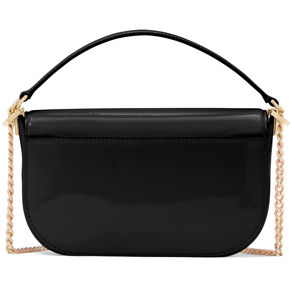 Kate Spade Krista Patent Chain Crossbody Black # KK101