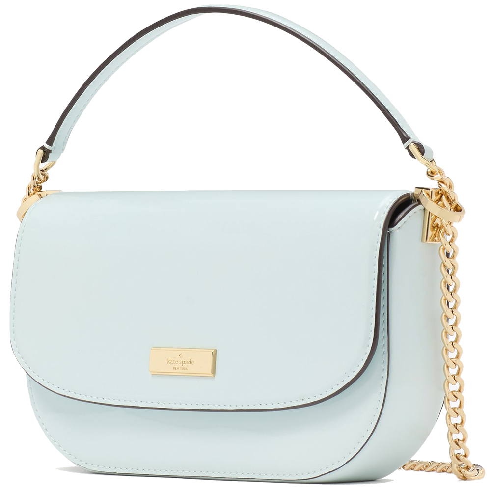 Kate Spade Krista Patent Chain Crossbody Hazy Morning # KK101