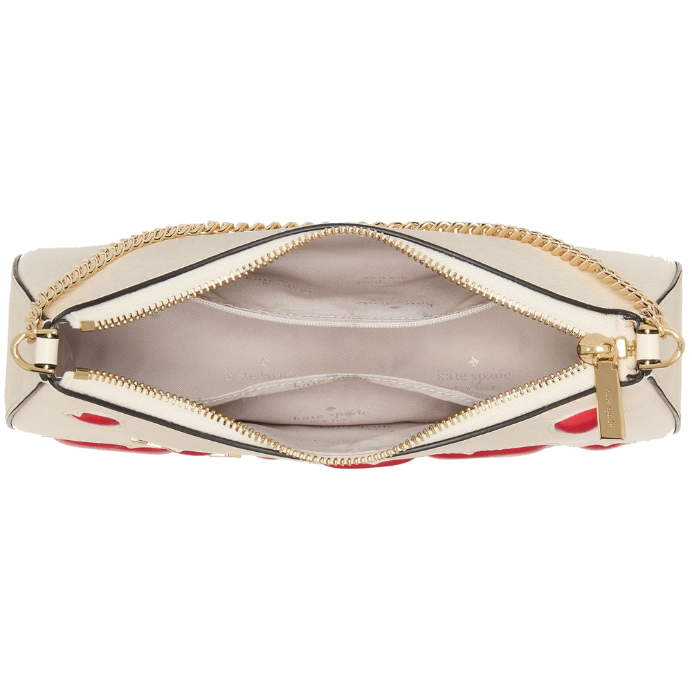 Kate Spade Madison Puffy Heart Convertible Crossbody Meringue Multi # KK221