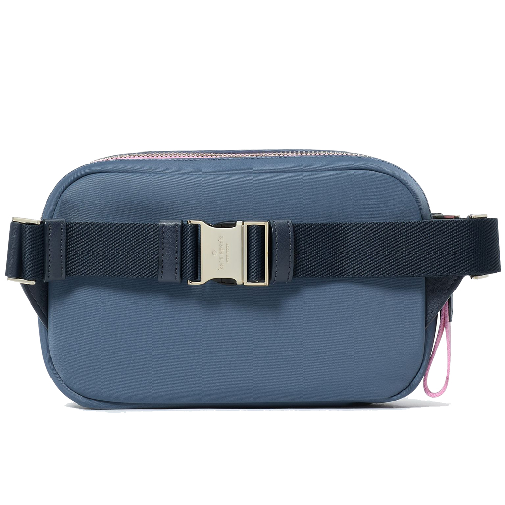 Kate Spade Chelsea Nylon Belt Bag Bluestone Multi # KH410