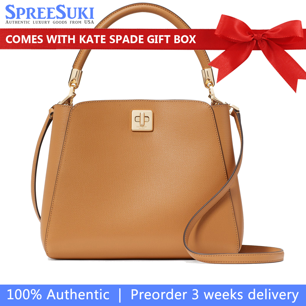 Kate Spade Phoebe Medium Top Handle Bag Tiramisu Mousse # KG755