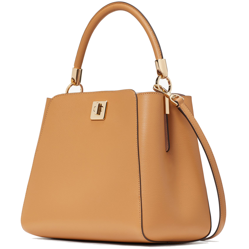 Kate Spade Phoebe Medium Top Handle Bag Tiramisu Mousse # KG755