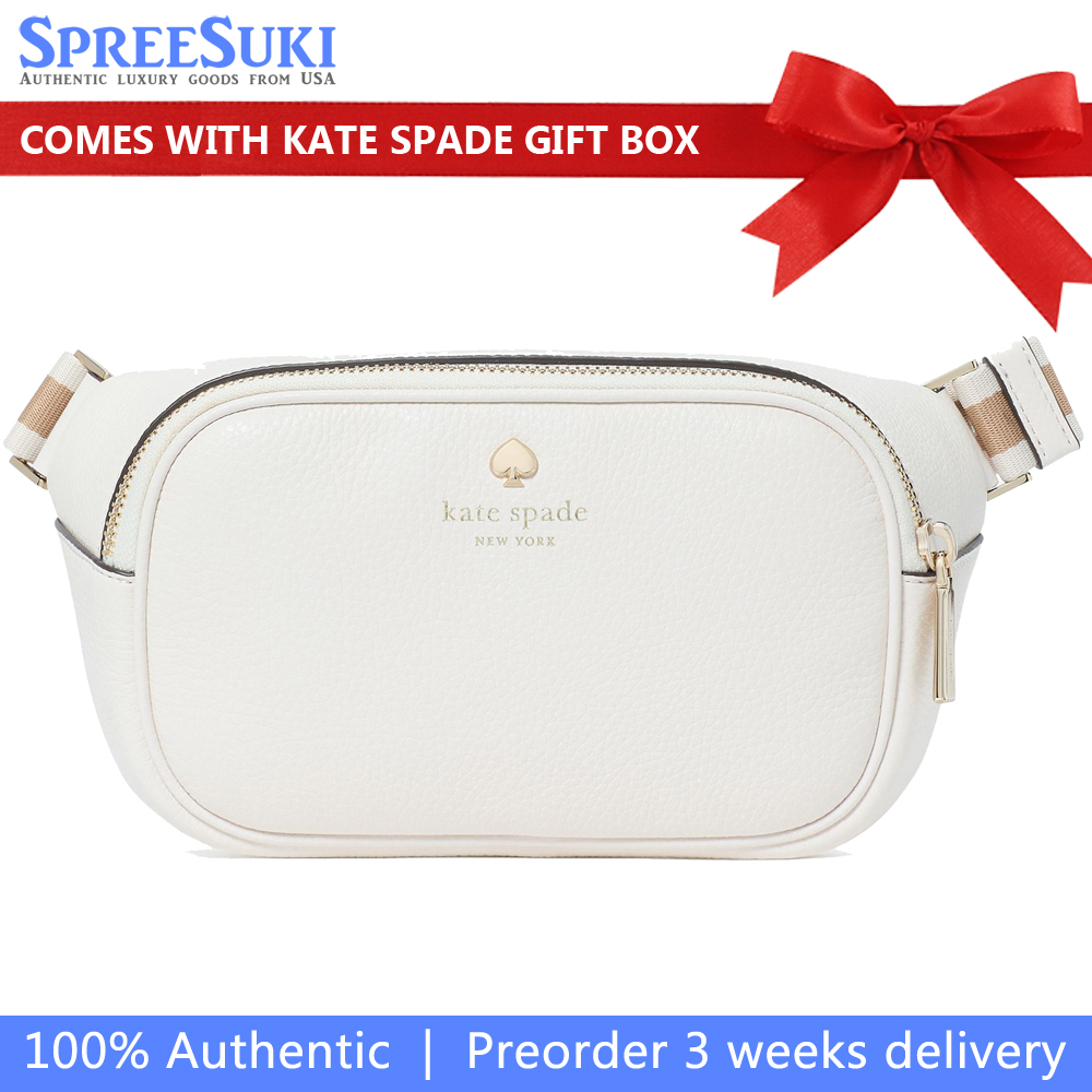 Kate Spade Emma Belt Bag Parchment # KK070