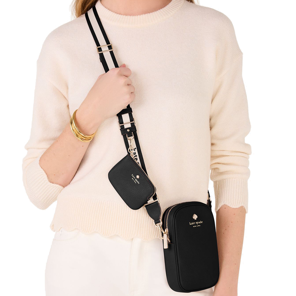 Kate Spade Emma Phone Crossbody Black # KK258