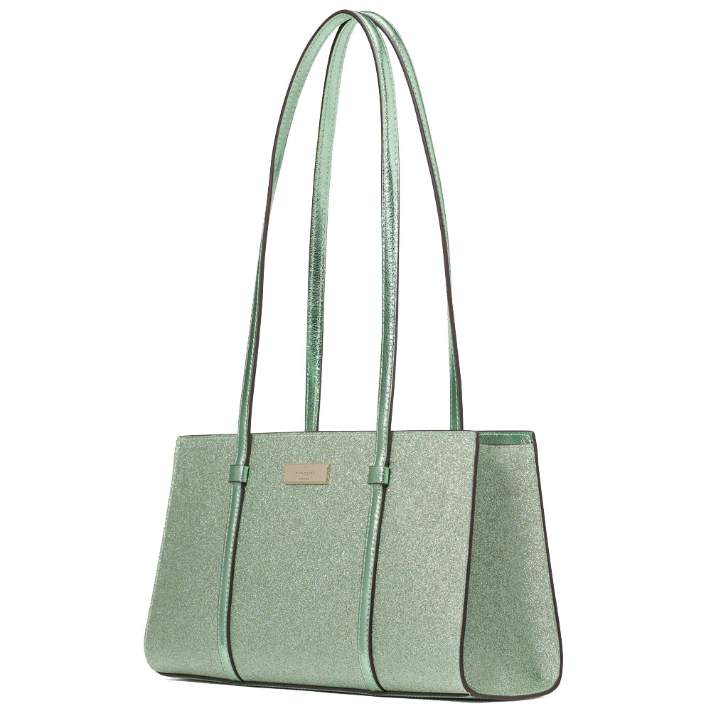 Kate Spade Kenzie Glitter Medium Shoulder Bag Seawater # KK328