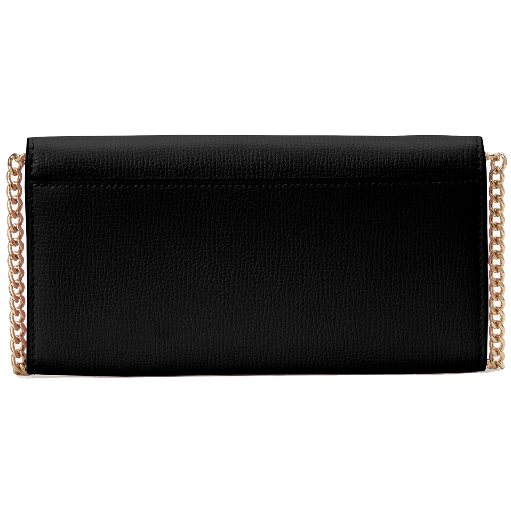 Kate Spade Phoebe Turnlock Wallet-On-Chain Black # KK248