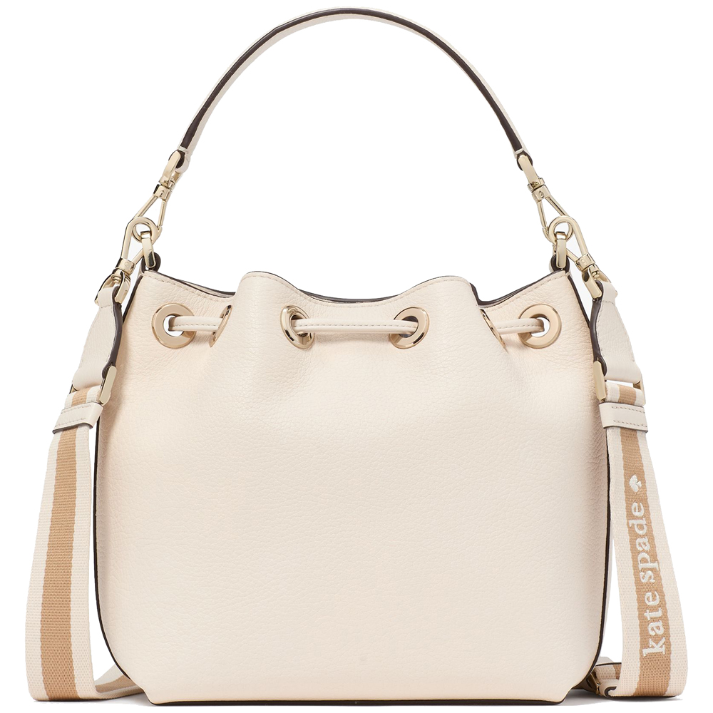 Kate Spade Emma Small Bucket Bag Parchment # KK071