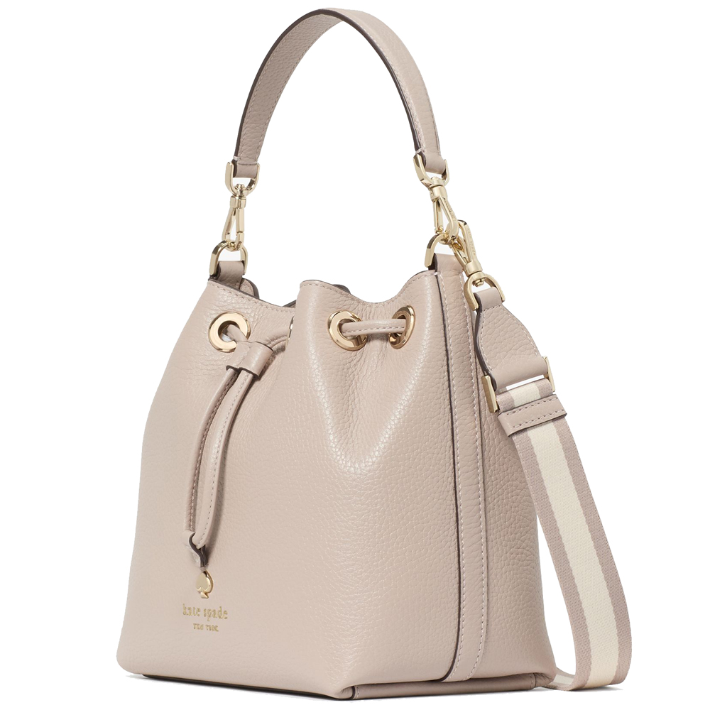 Kate Spade Emma Small Bucket Bag Cozy Grey # KK071