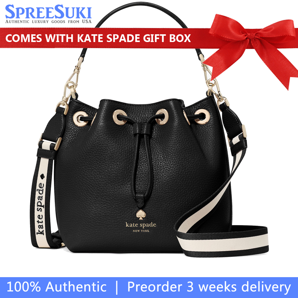 Kate Spade Emma Small Bucket Bag Black # KK071