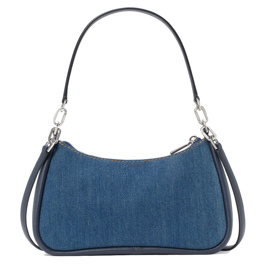 Kate Spade Kayla Denim Convertible Shoulder Bag Blue Multicolor # KK080