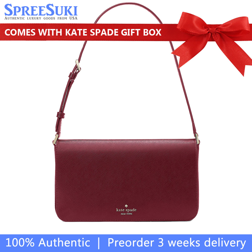 Kate Spade Staci Medium Shoulder Bag Blackberry Preserves # KF371