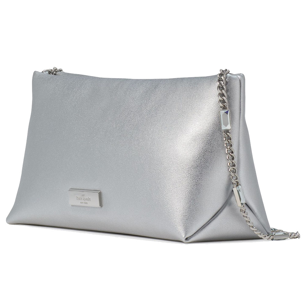 Kate Spade Anya Shoulder Bag Silver # KI951