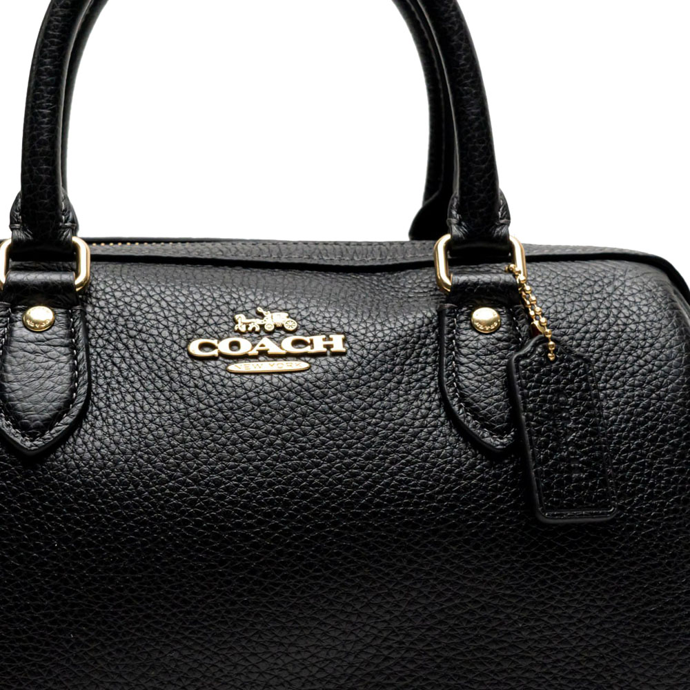 Coach Rowan Satchel Bag Black # CV962