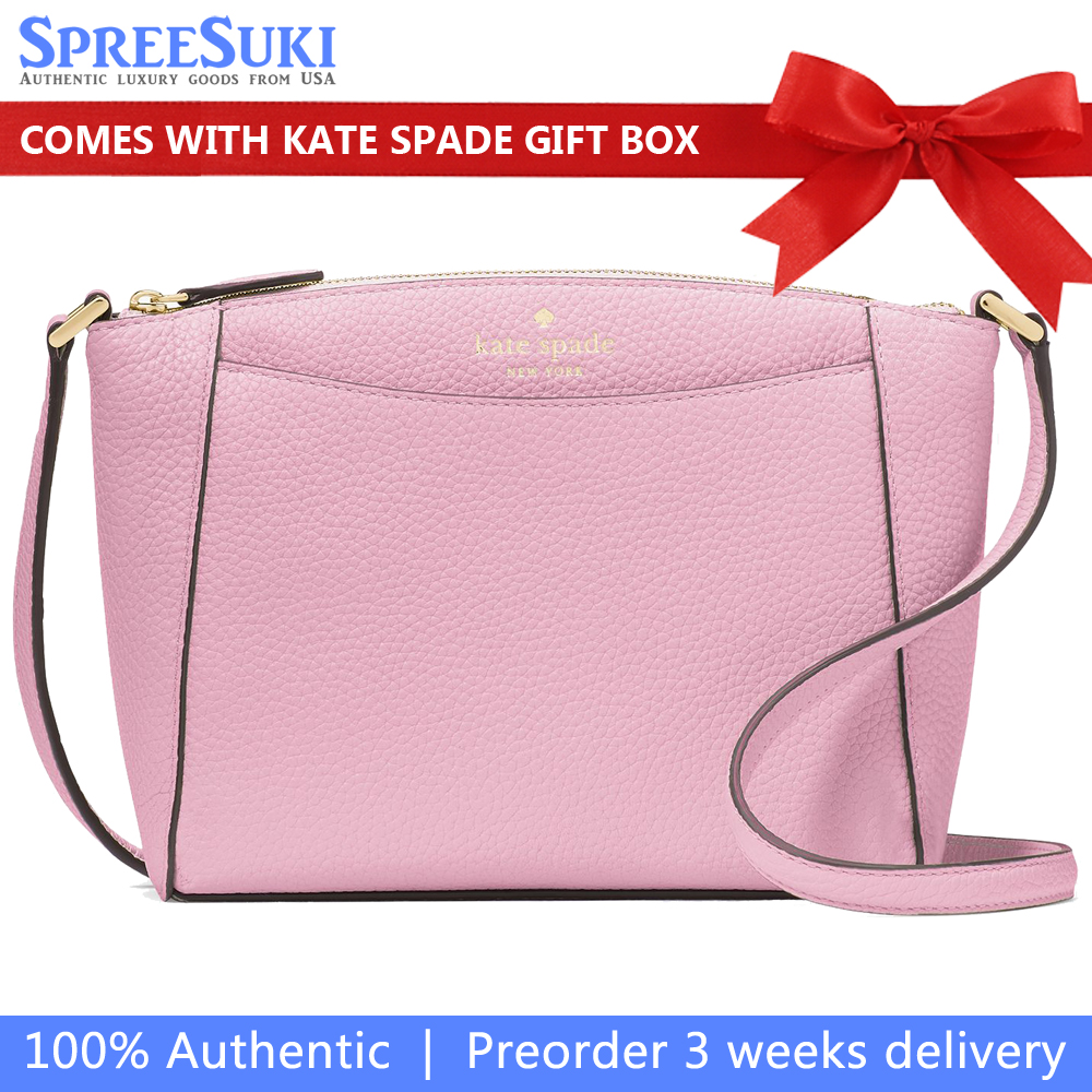 Kate Spade Crossbody Bag Monica Leather Crossbody Mandavilla # WKR00258