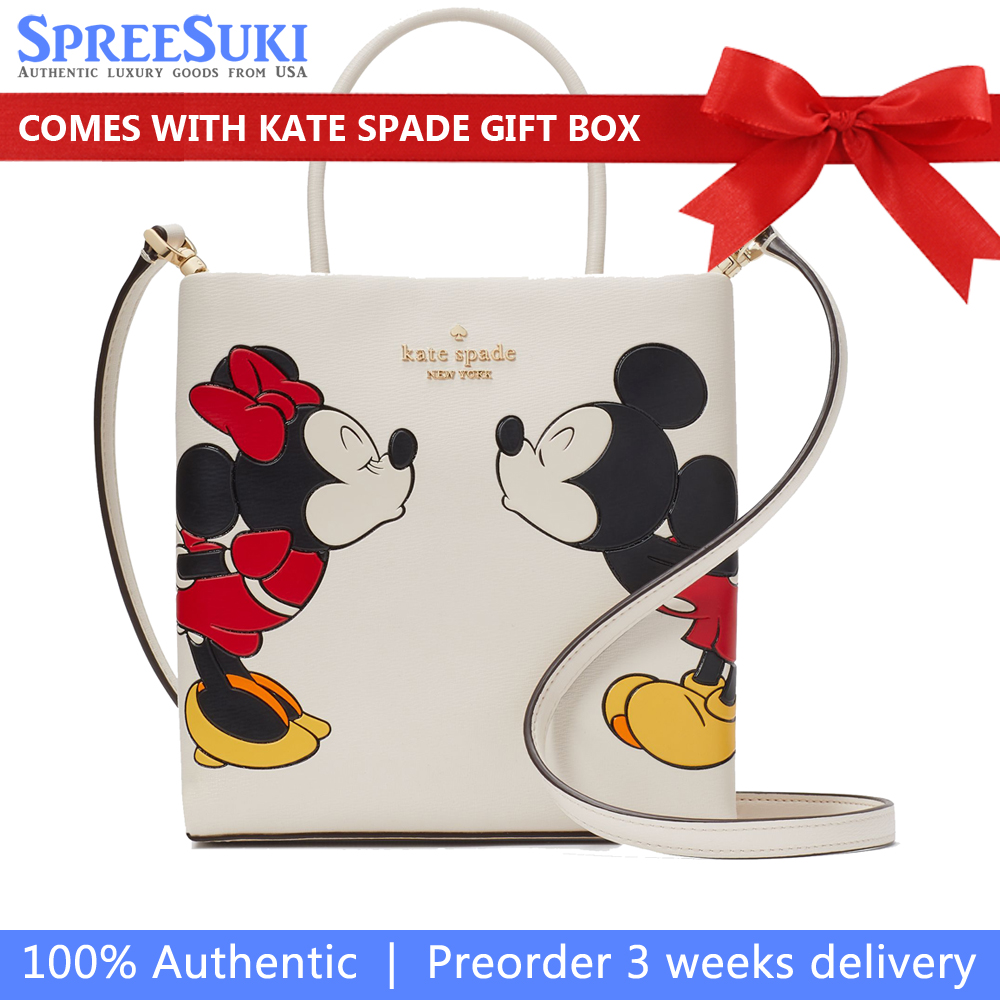 Kate Spade Disney X Kate Spade New York Minnie Mini Tote Parchment Multi # KG591