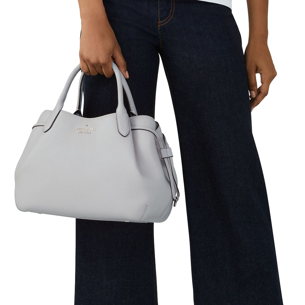 Kate Spade Crossbody Bag Sling Dumpling Large Satchel Bag Mountain Grey # K8134