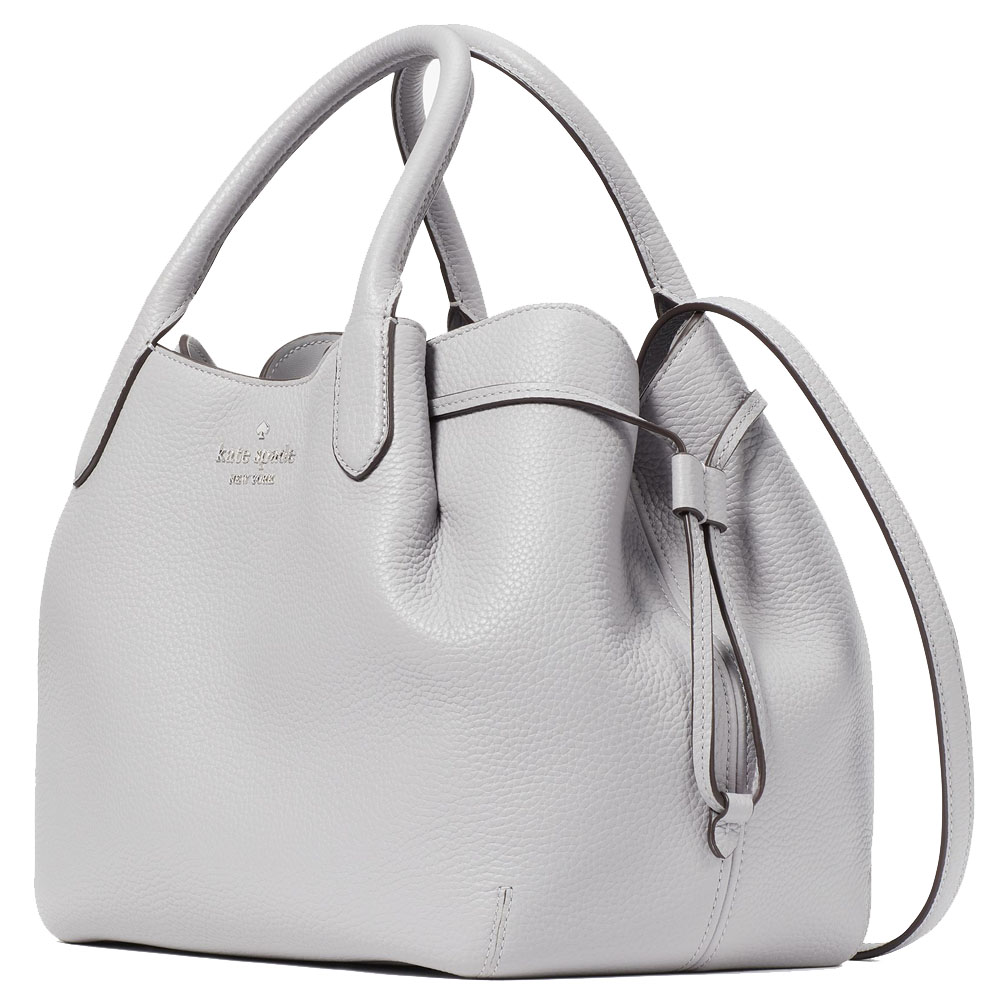 Kate Spade Crossbody Bag Sling Dumpling Large Satchel Bag Mountain Grey # K8134