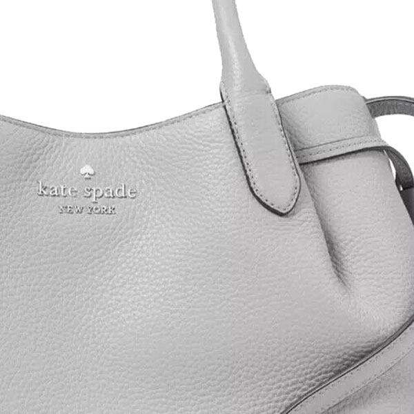 Kate Spade Crossbody Bag Sling Dumpling Large Satchel Bag Mountain Grey # K8134