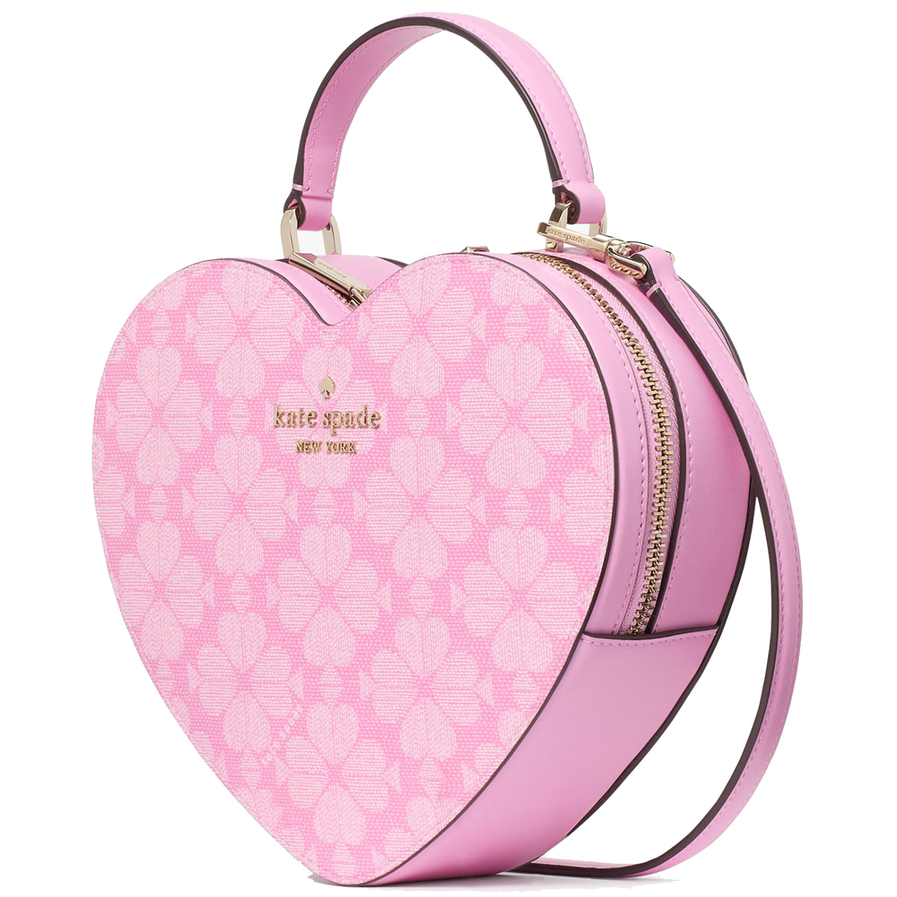 Kate Spade Love Shack Spade Flower Heart Crossbody Parisian Rose # KK155