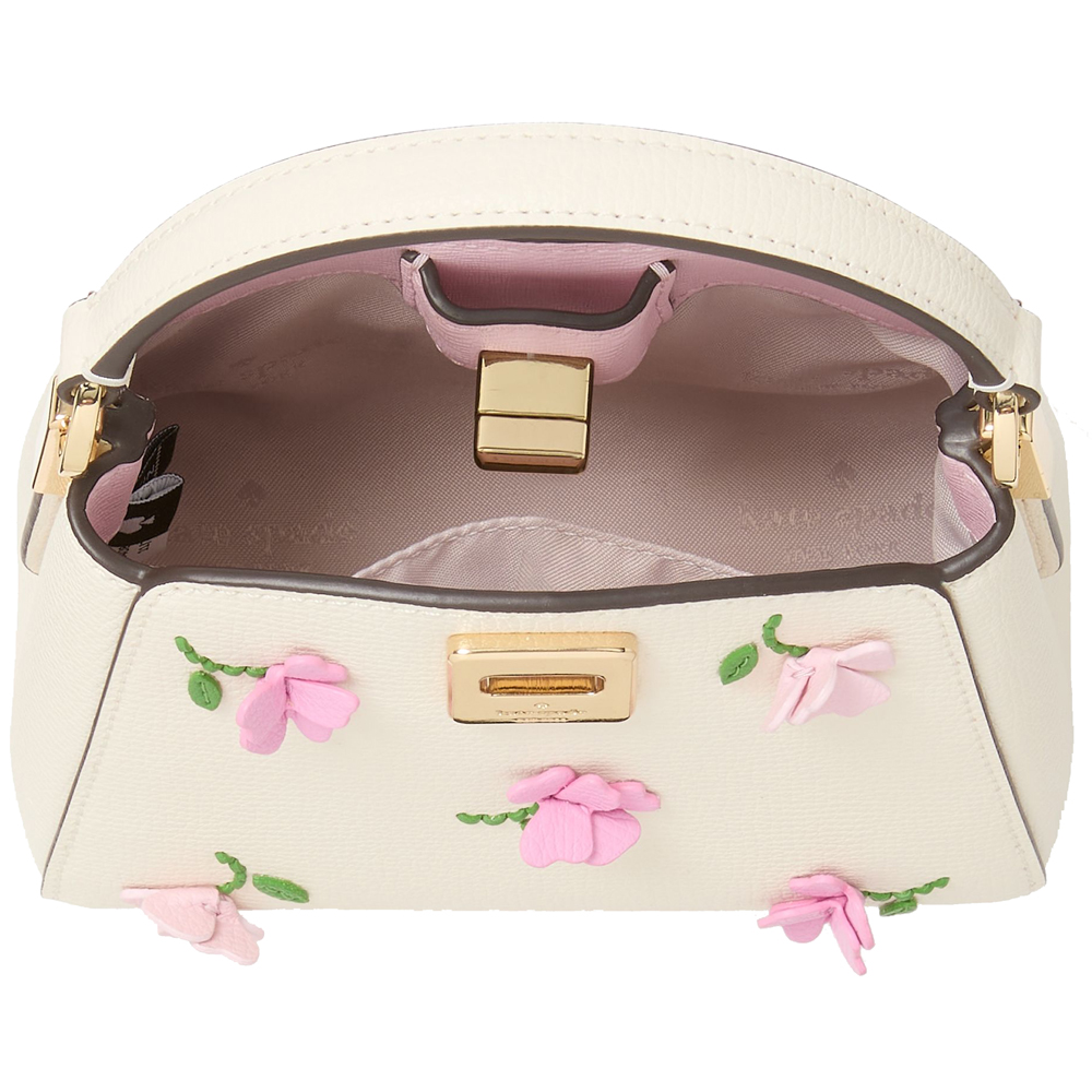 Kate Spade Phoebe Applique Mini Top Handle Crossbody Meringue Multi # KK139