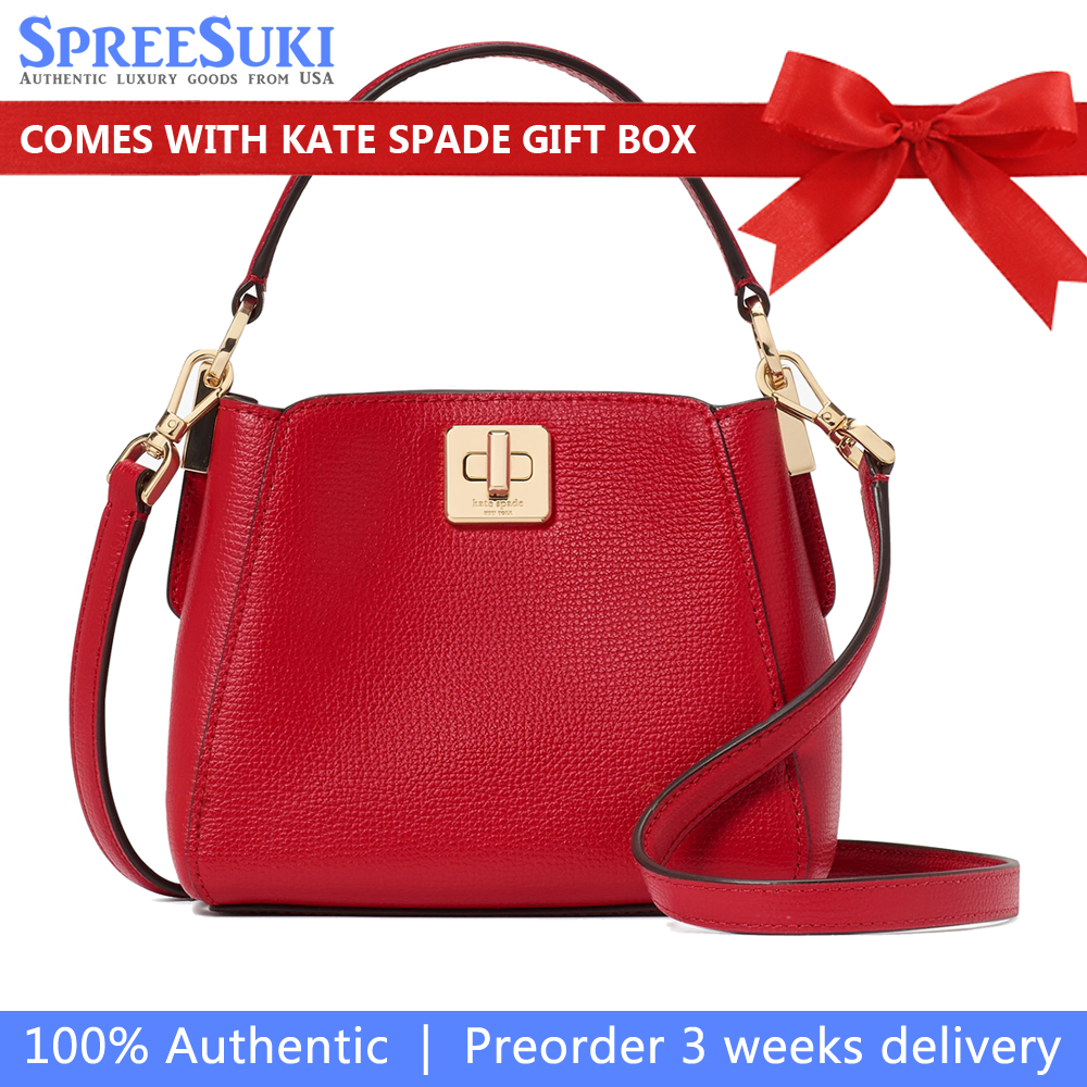 Kate Spade Phoebe Mini Top Handle Crossbody Perfect Cherry # KI924