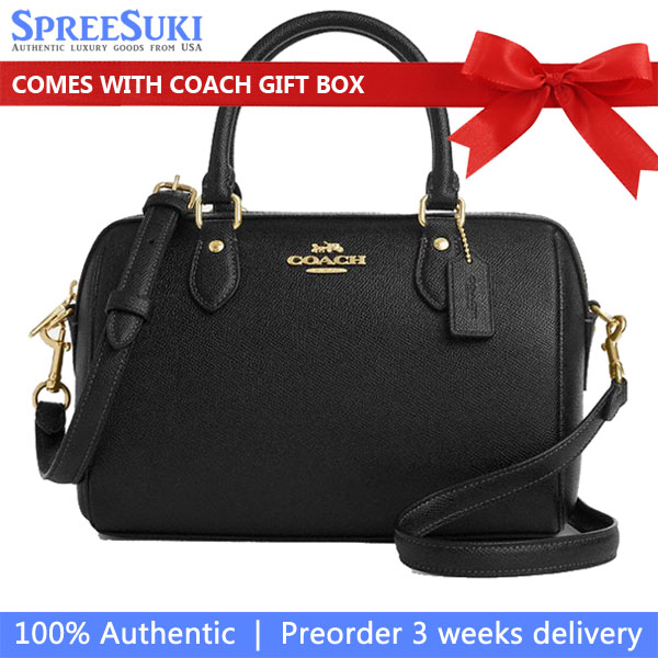 Coach Rowan Satchel Bag Black # CV403