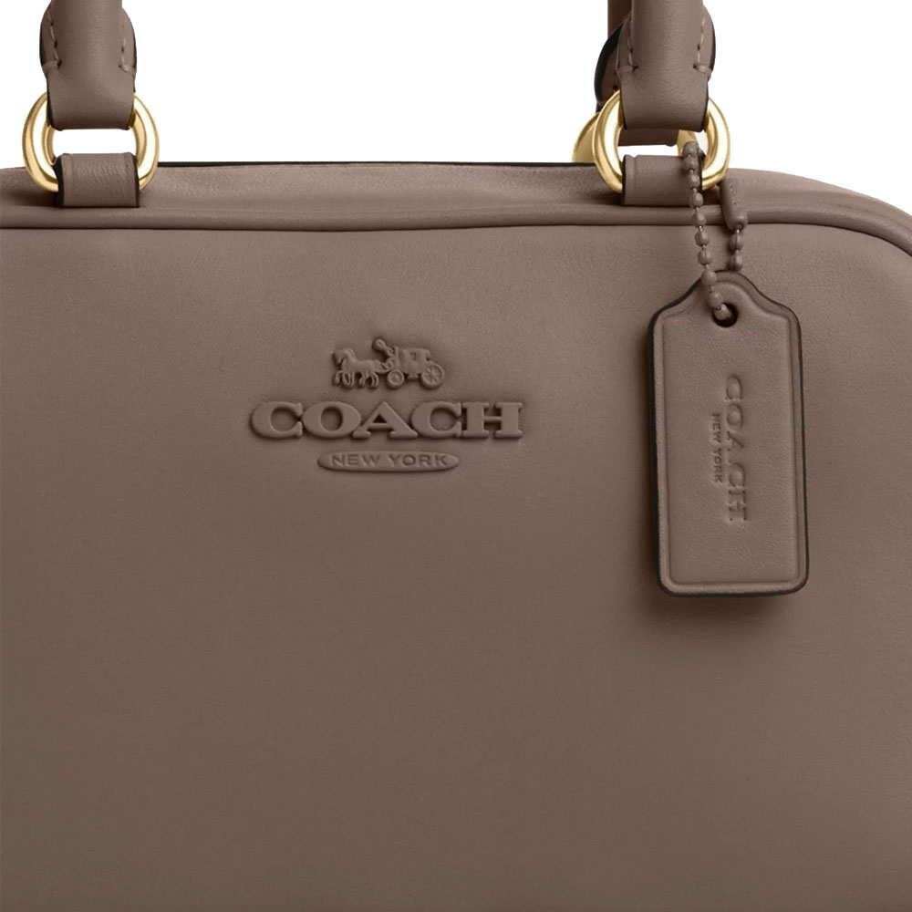 Coach Satchel Crossbody Dark Stone # CT776