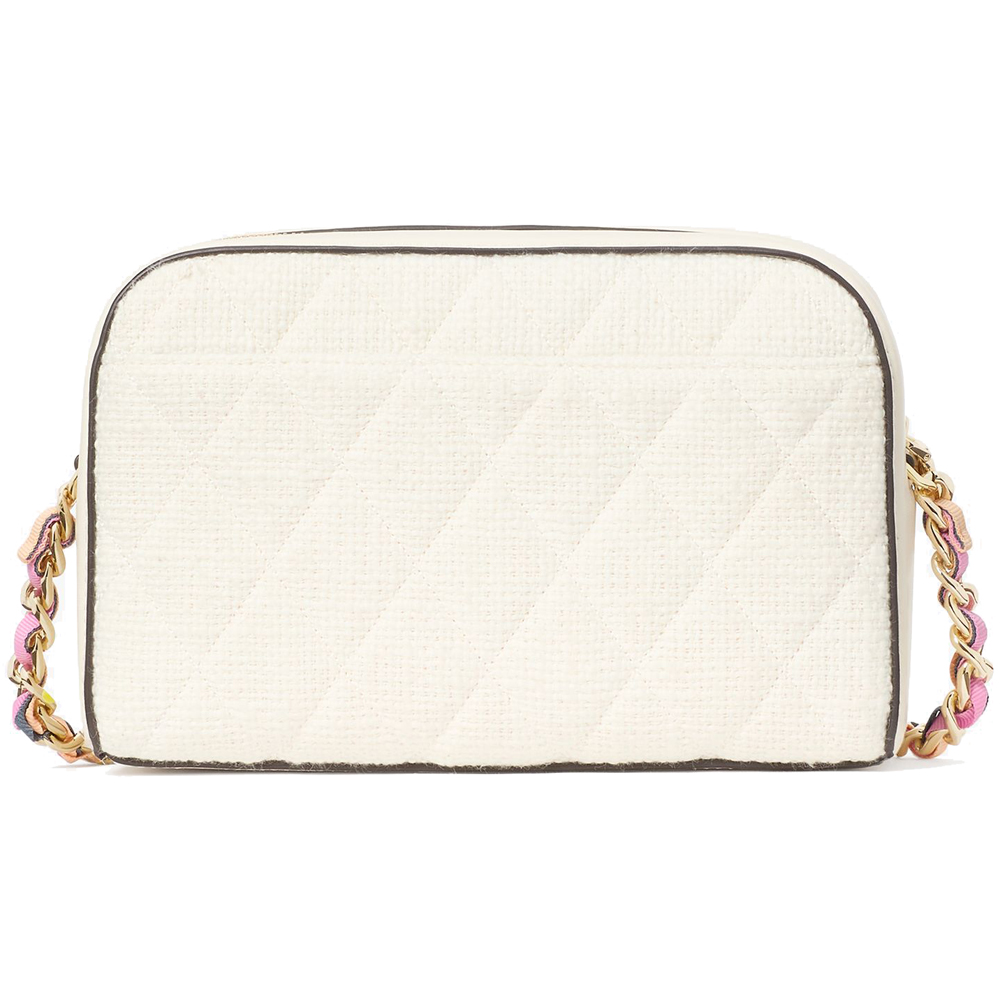 Kate Spade Carey Tweed Chain Camera Bag Cream Multi # KL100