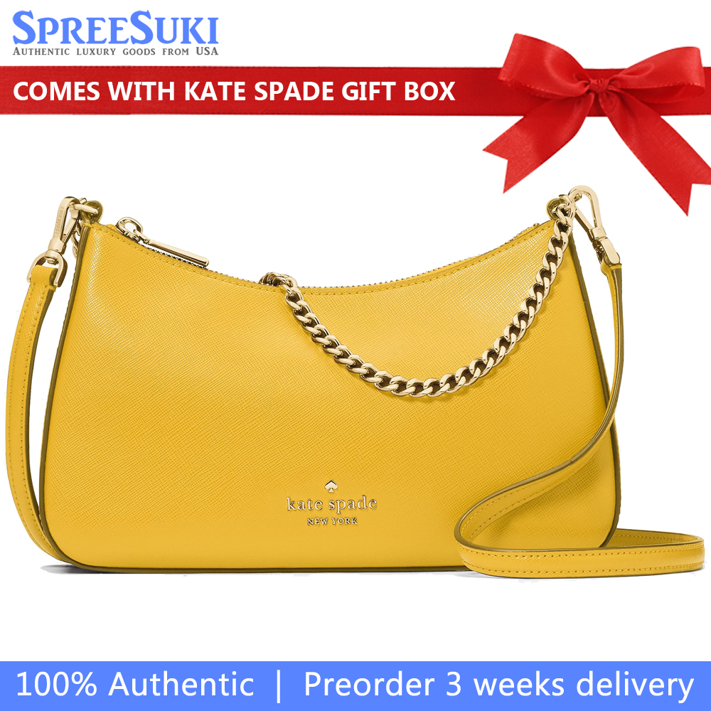 Kate Spade Crossbody Bag Sling Madison Convertible Crossbody Daffodil # KC439