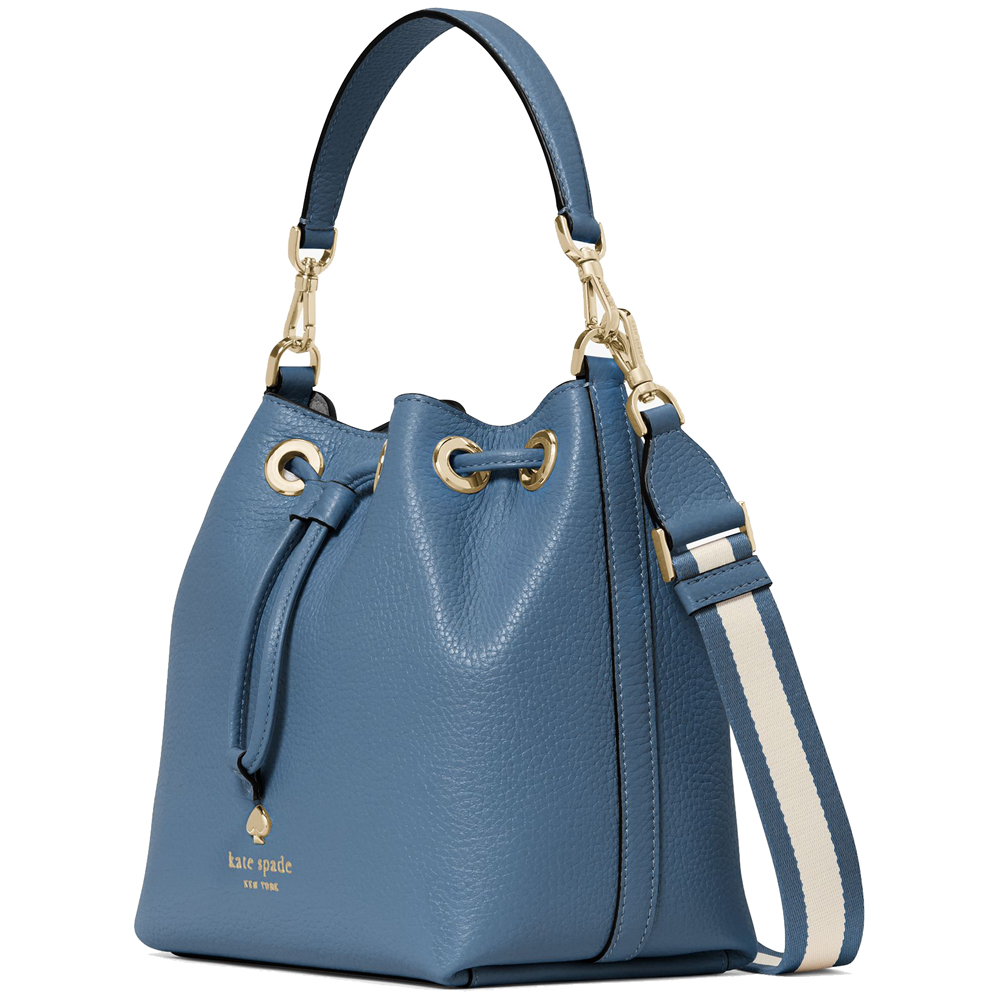 Kate Spade Emma Small Bucket Bag Bluestone # KK071