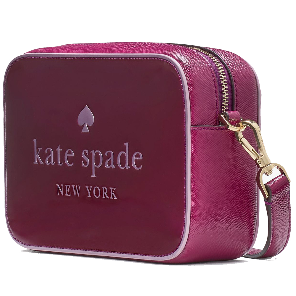 Kate Spade Oh Snap Mini Camera Bag Dark Raspberry Multi # KJ054