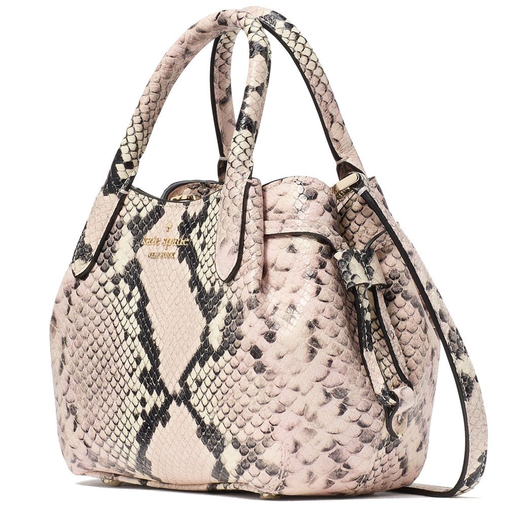 Kate Spade Dumpling Snake Embossed Mini Satchel Multi # KK094