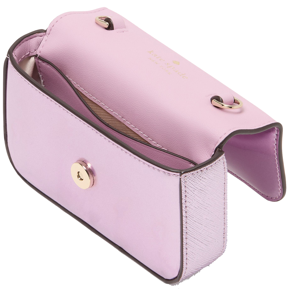 Kate Spade Kenzie Card Case Crossbody Quartz Pink # KJ017