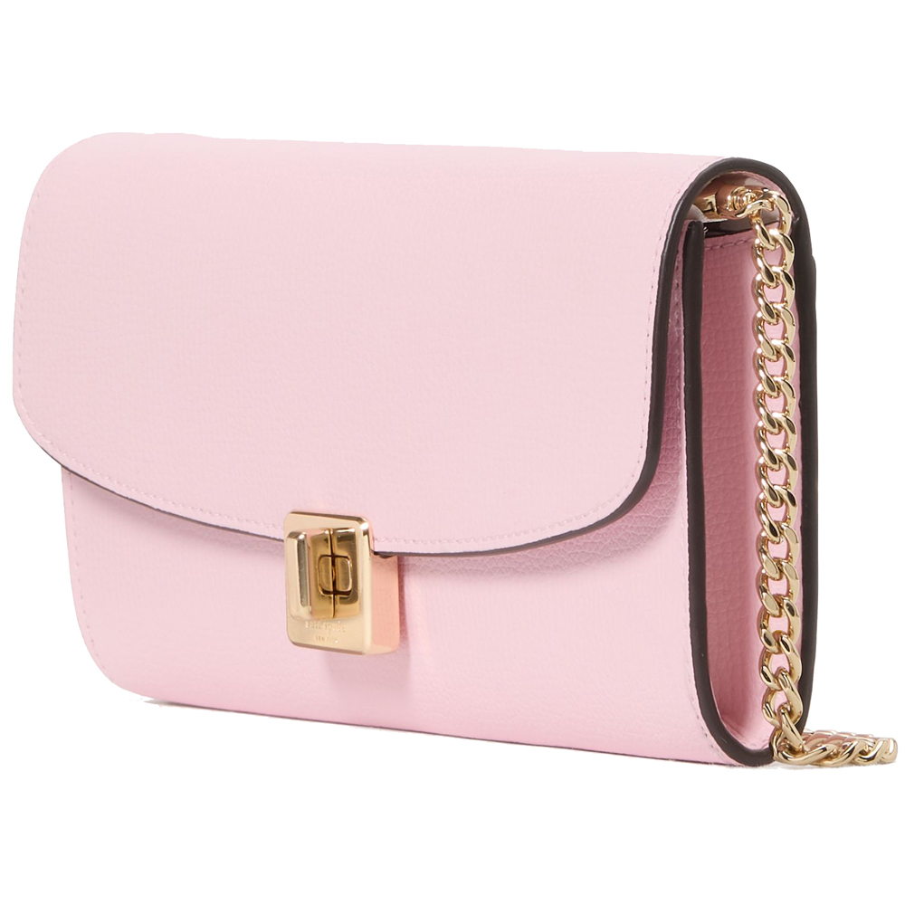 Kate Spade Phoebe Turnlock Wallet-On-Chain Pink Horizon # KK248