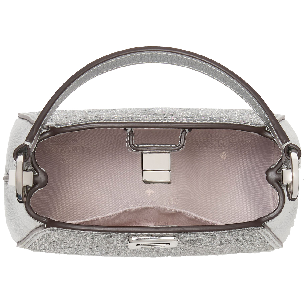 Kate Spade Phoebe Glitter Mini Top Handle Crossbody Lunar Light Multi # KI942