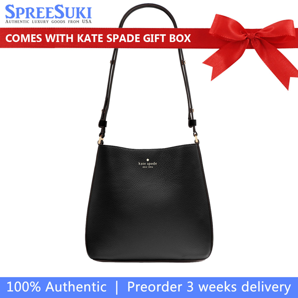 Kate Spade Julia Medium Bucket Bag Black # KI914