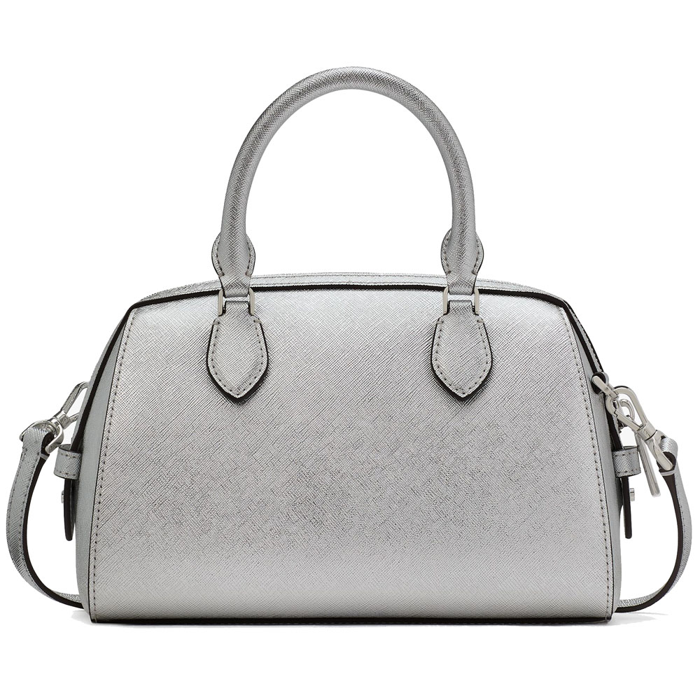 Kate Spade Madison Small Dolly Duffle Crossbody Silver Multi # KI934