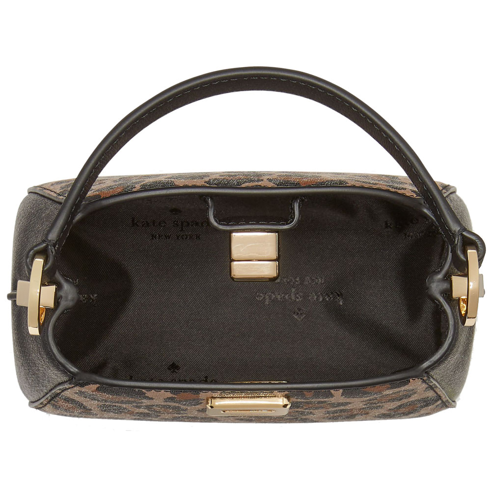 Kate Spade Phoebe Mini Top Handle Crossbody Brown Multi # KJ929