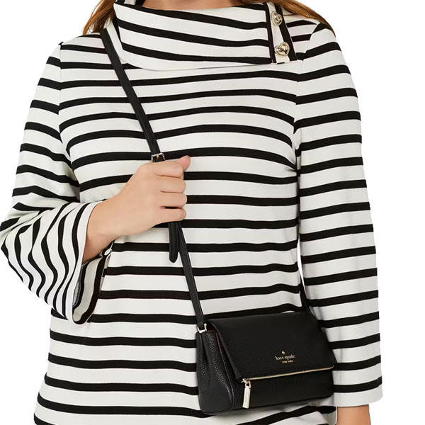 Kate Spade Leila Mini Crossbody Black # KE487