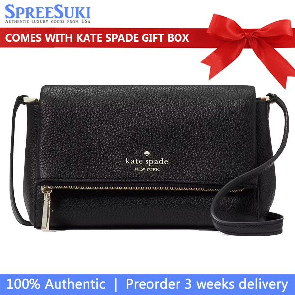 Kate Spade Leila Mini Crossbody Black # KE487