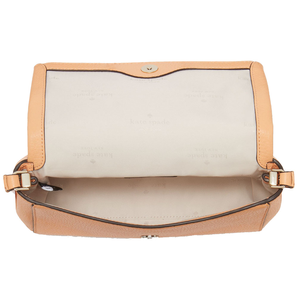 Kate Spade Leila Mini Crossbody Orange Cream # KE487