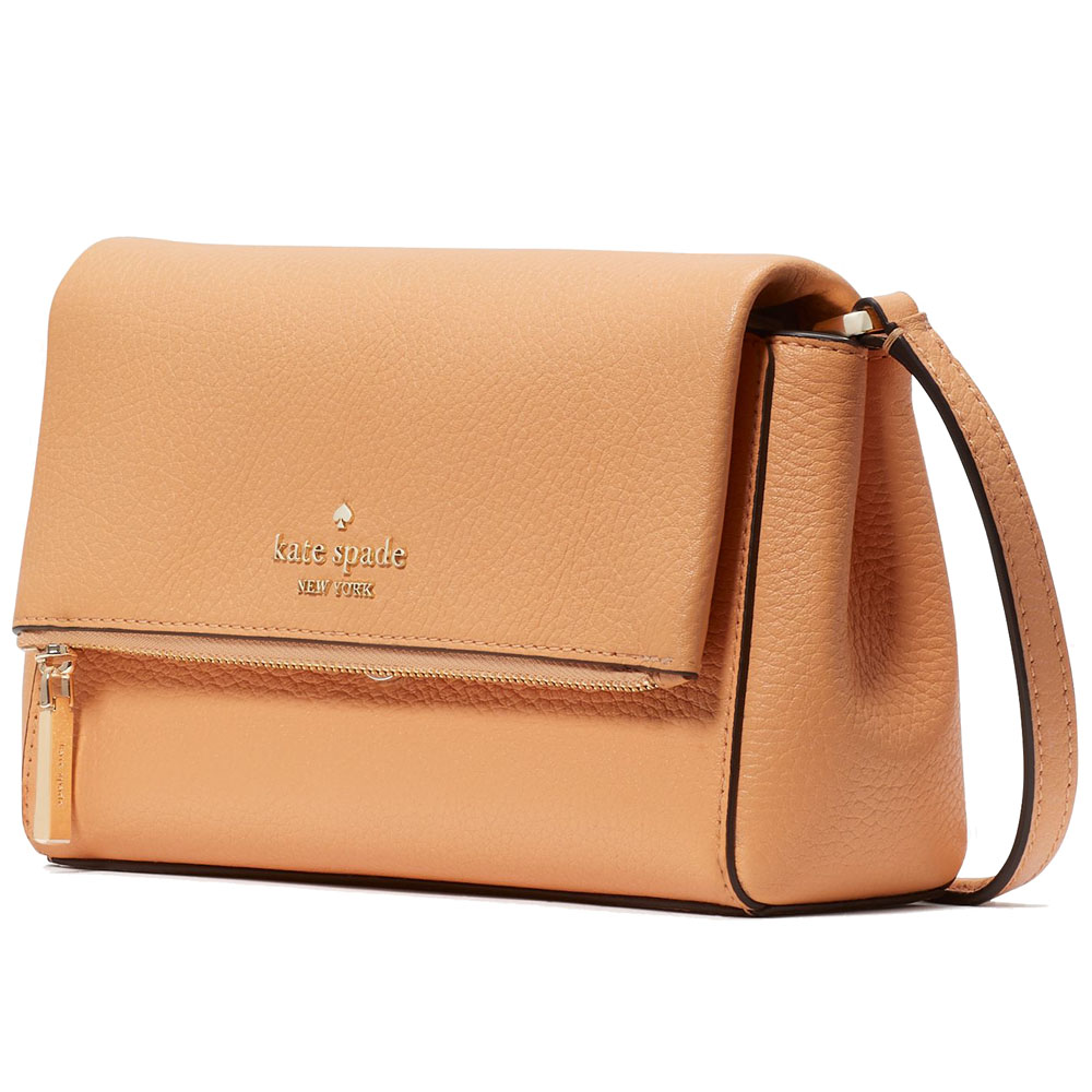 Kate Spade Leila Mini Crossbody Orange Cream # KE487