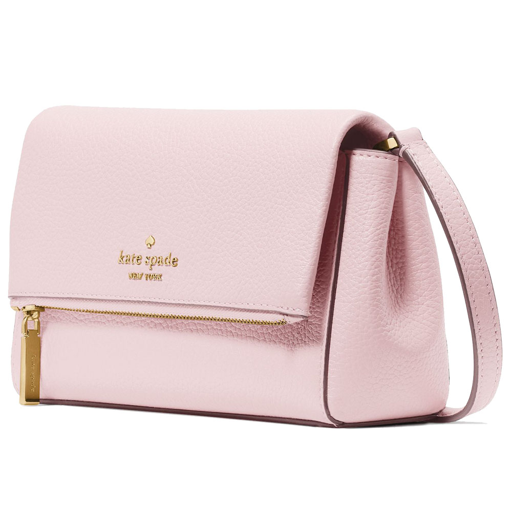 Kate Spade Leila Mini Crossbody Shimmer Pink # KE487