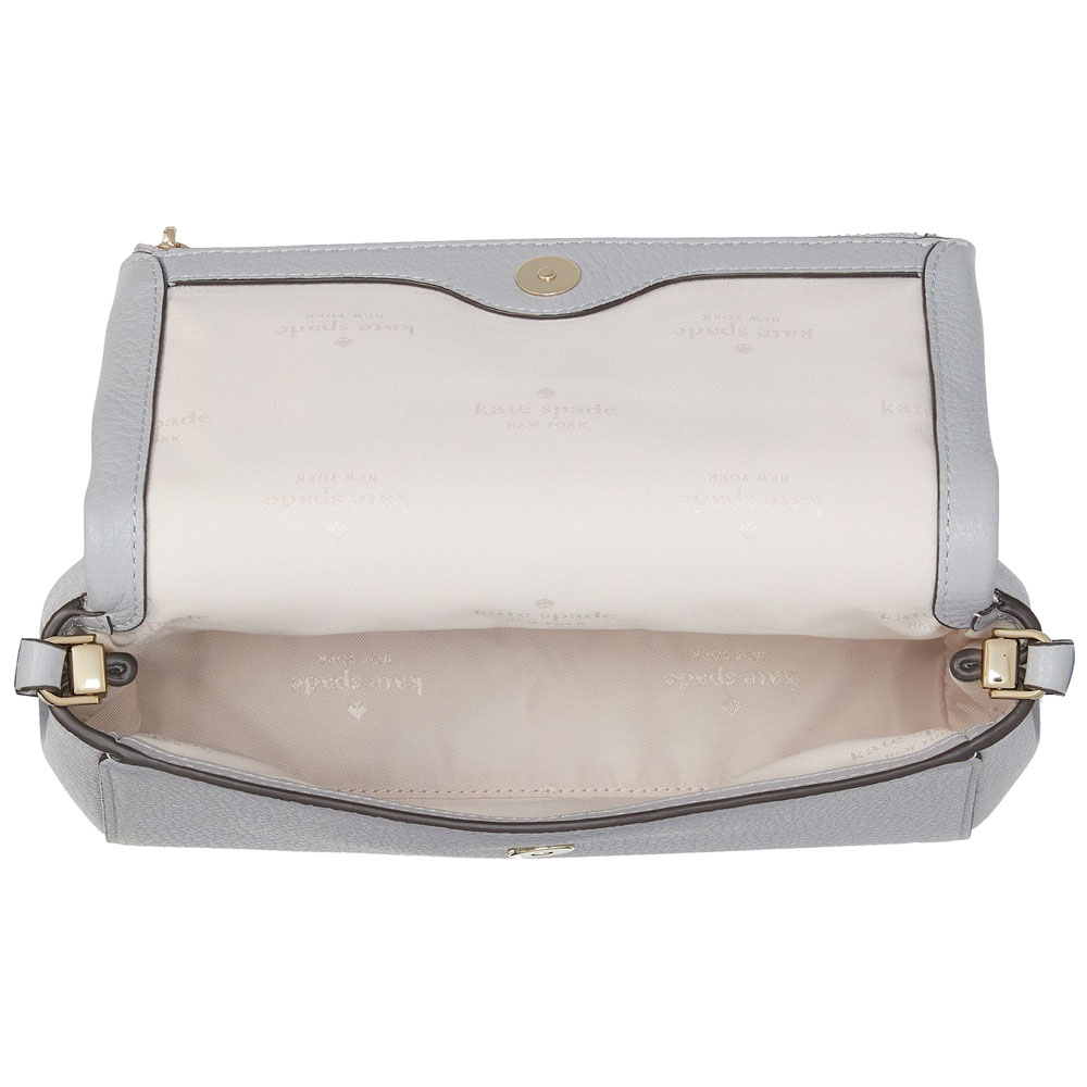 Kate Spade Leila Mini Crossbody Mountain Grey # KE487