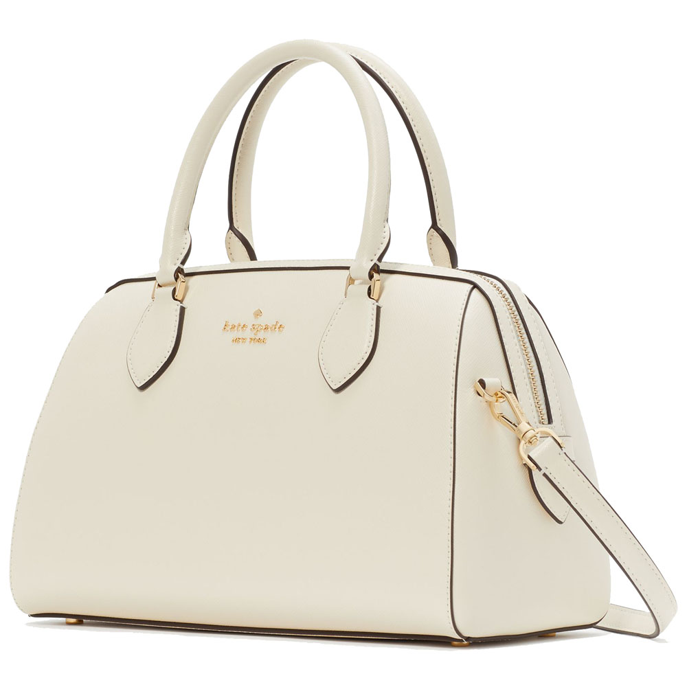 Kate Spade Madison Large Duffle Crossbody Bag Sling Meringue Off White # KI830