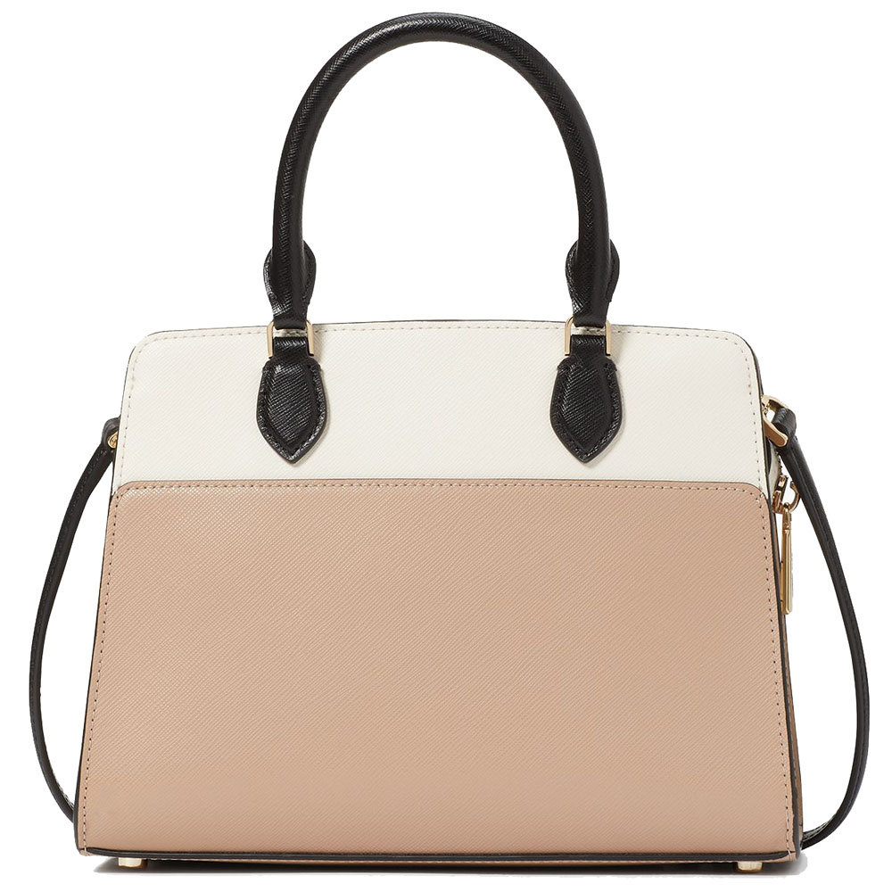 Kate Spade Crossbody Sling Bag Madison Small Satchel Toasted Hazelnut Beige Nude # KC620