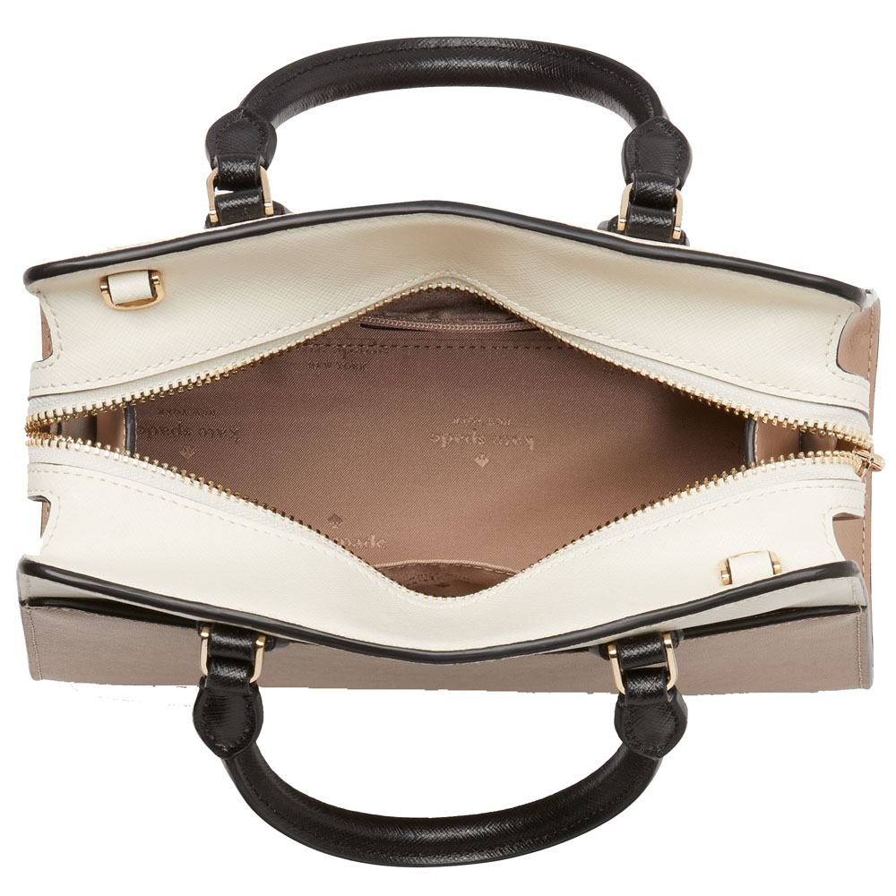 Kate Spade Crossbody Sling Bag Madison Small Satchel Toasted Hazelnut Beige Nude # KC620