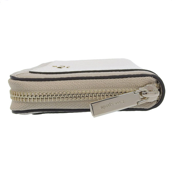 Kate Spade Long Wallet Lena Colorblock Pebbled Large Continental Wallet Light Sand Beige Nude # KI835