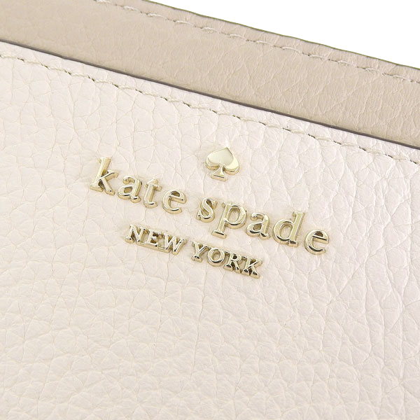 Kate Spade Long Wallet Lena Colorblock Pebbled Large Continental Wallet Light Sand Beige Nude # KI835